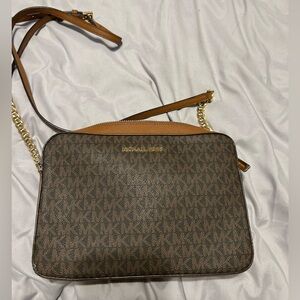 Michael Kors Crossbody Bag with Gold Chain